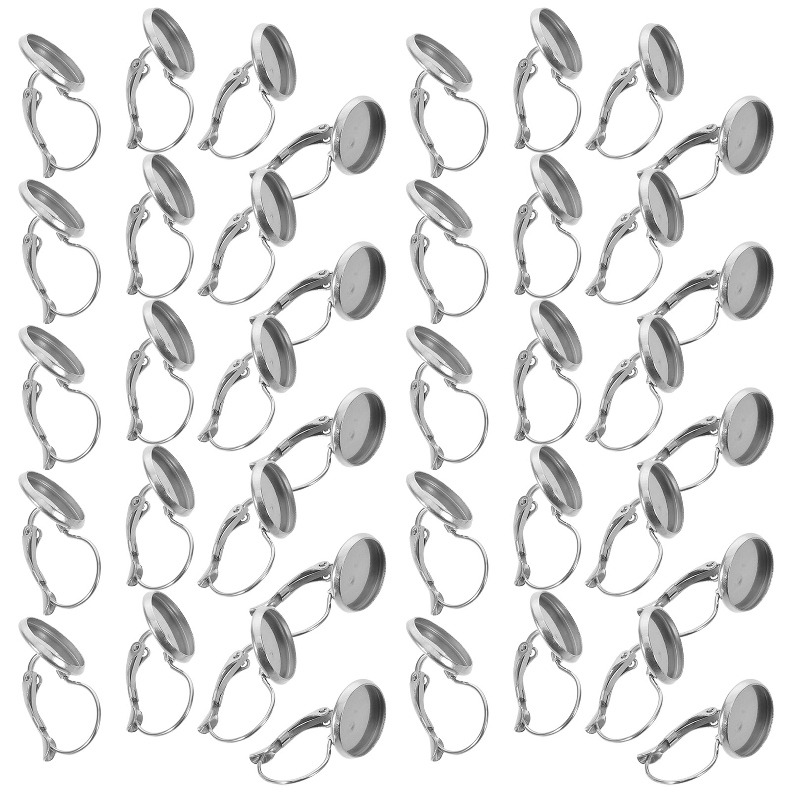 Jewelry Making Gemstones - 100 Pcs Stainless Steel Gemstone Earrings