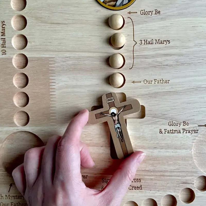 Wooden Rosary Beads Board With - Jewelry Making Board review and price