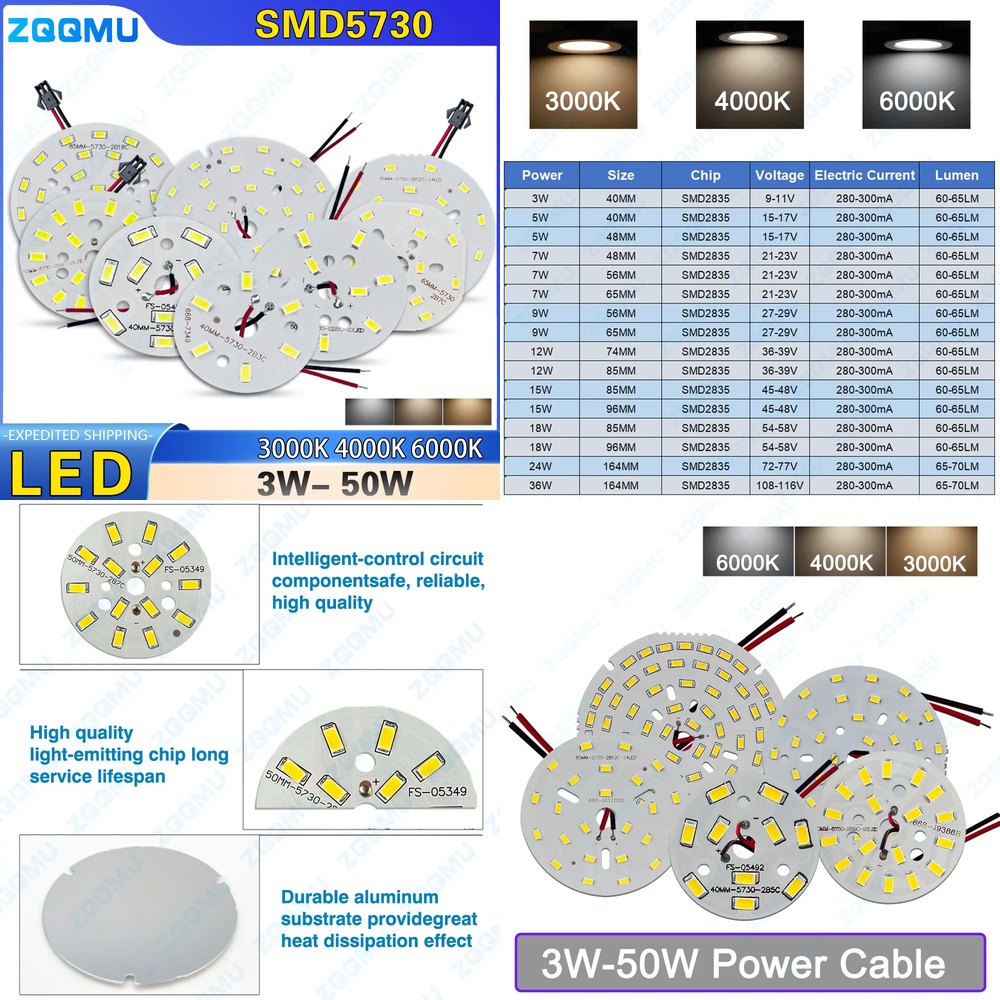 1PC 5W 7W 9W 12W 15W 18W 24W S - Jewelry Making Board review and price