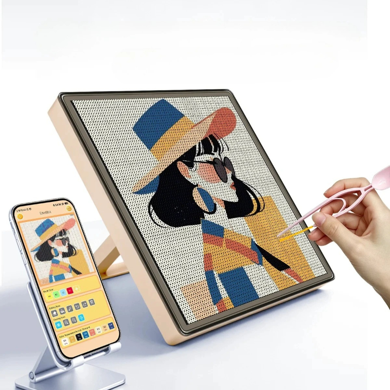 DIY Smart LED Pegboard APP Con - Jewelry Making Board review and price