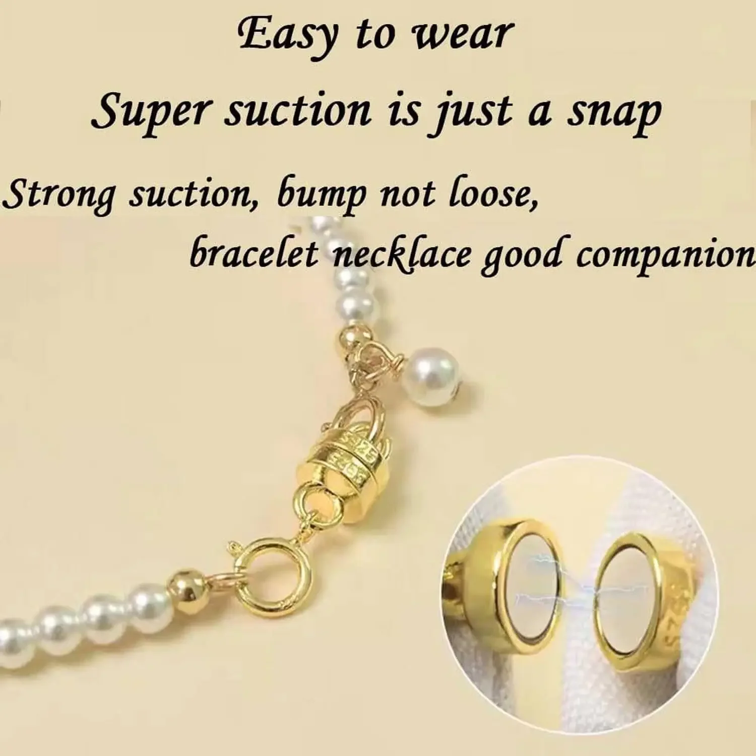 925 Silver Magnetic Necklace C - Lobster Clasp Silver review and price