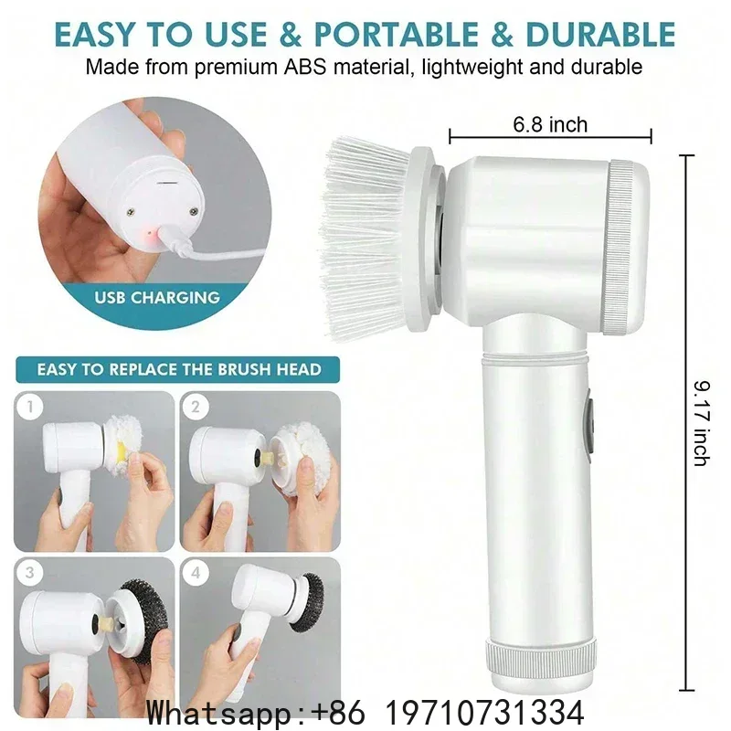 5-in-1 Electric Spin Scrubber  - Jewelry Making Machines review and price