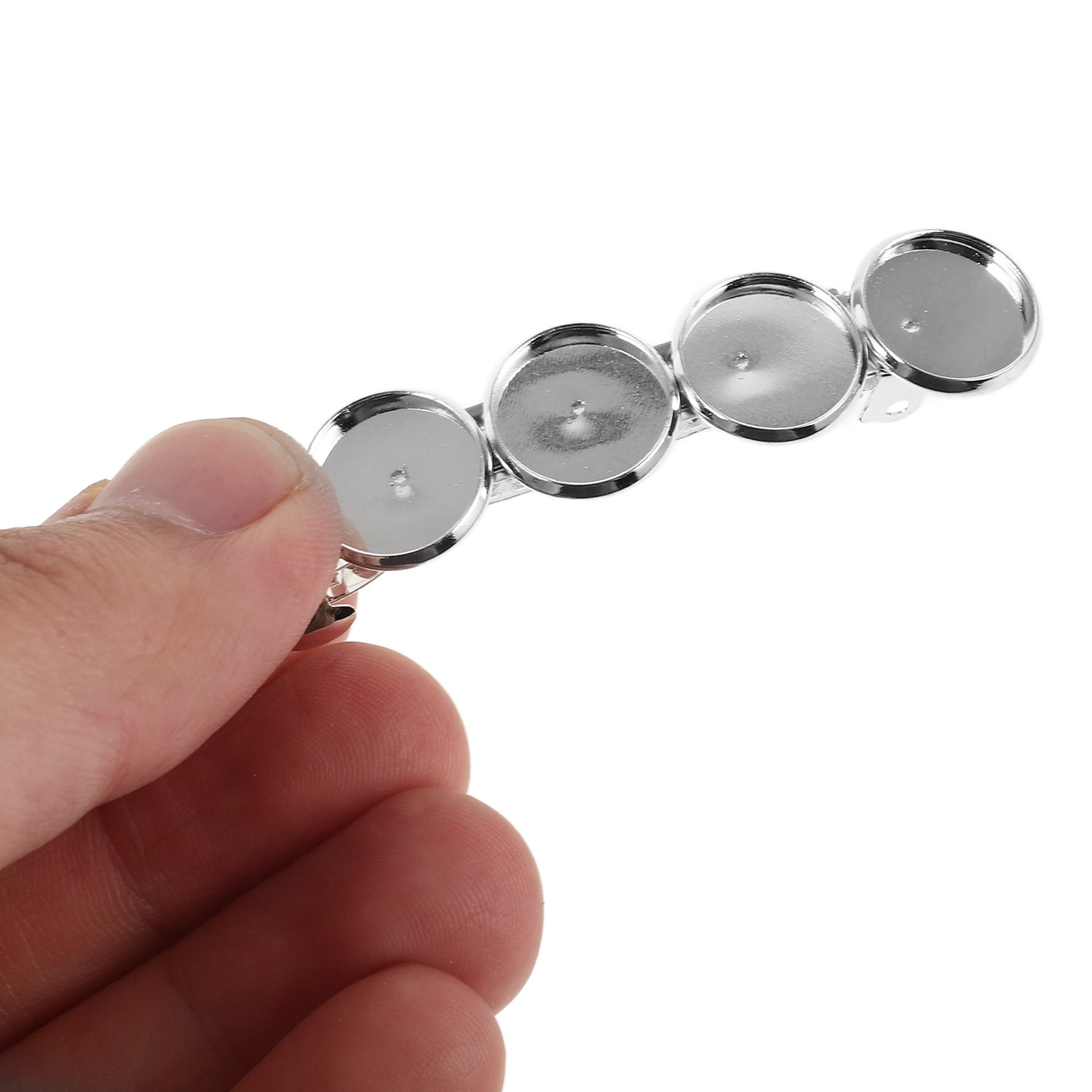 5Pcs Round Copper Hair Clip Bl - Jewelry Making Gemstones review and price